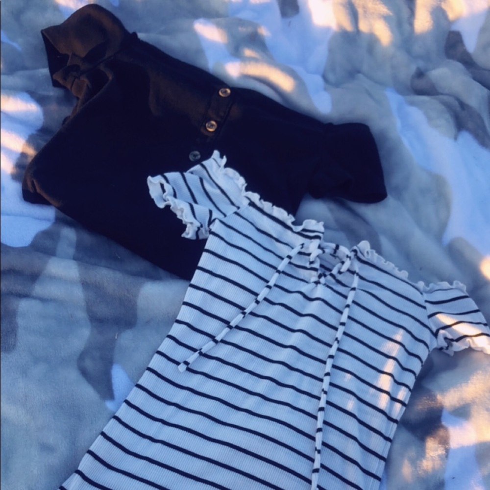 Aeropostal cute 🤍🖤&🖤🖤 shirts